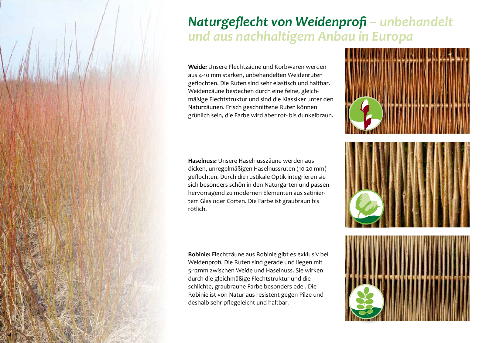 Vorschau Weidenprofi Katalog 2019 Seite 4